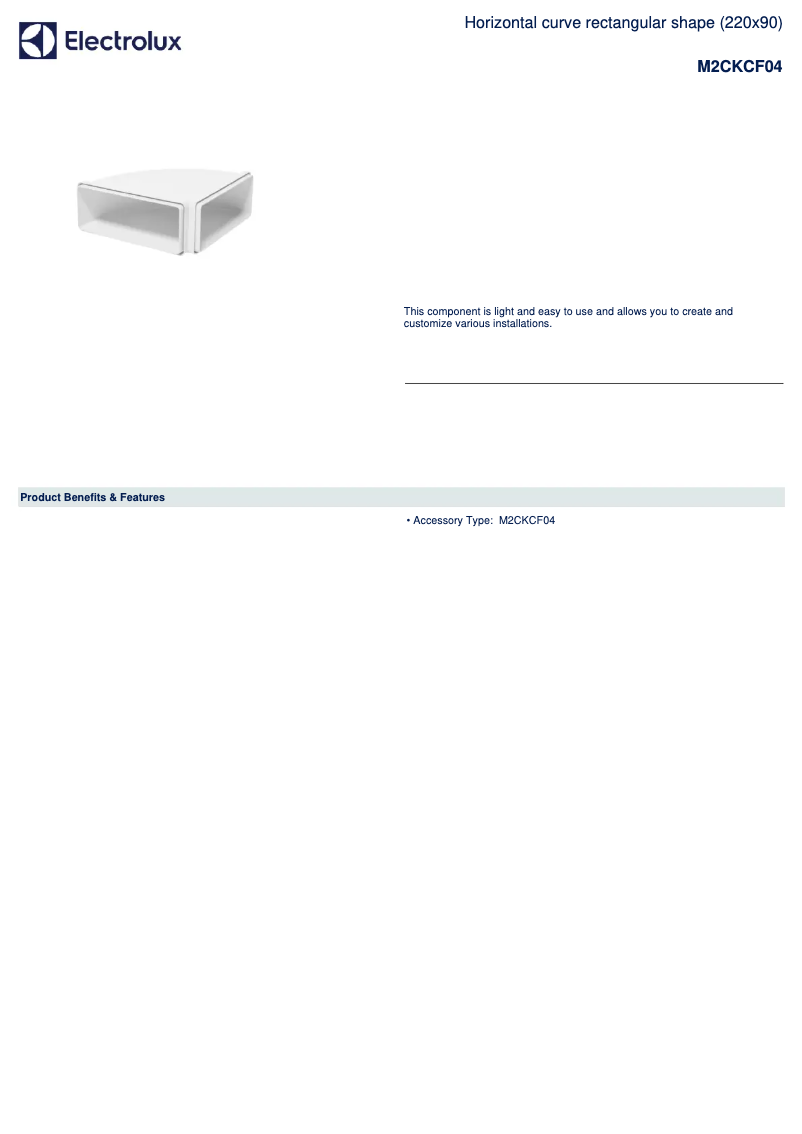 Image de la première page du manuel de l'appareil M2CKCF04