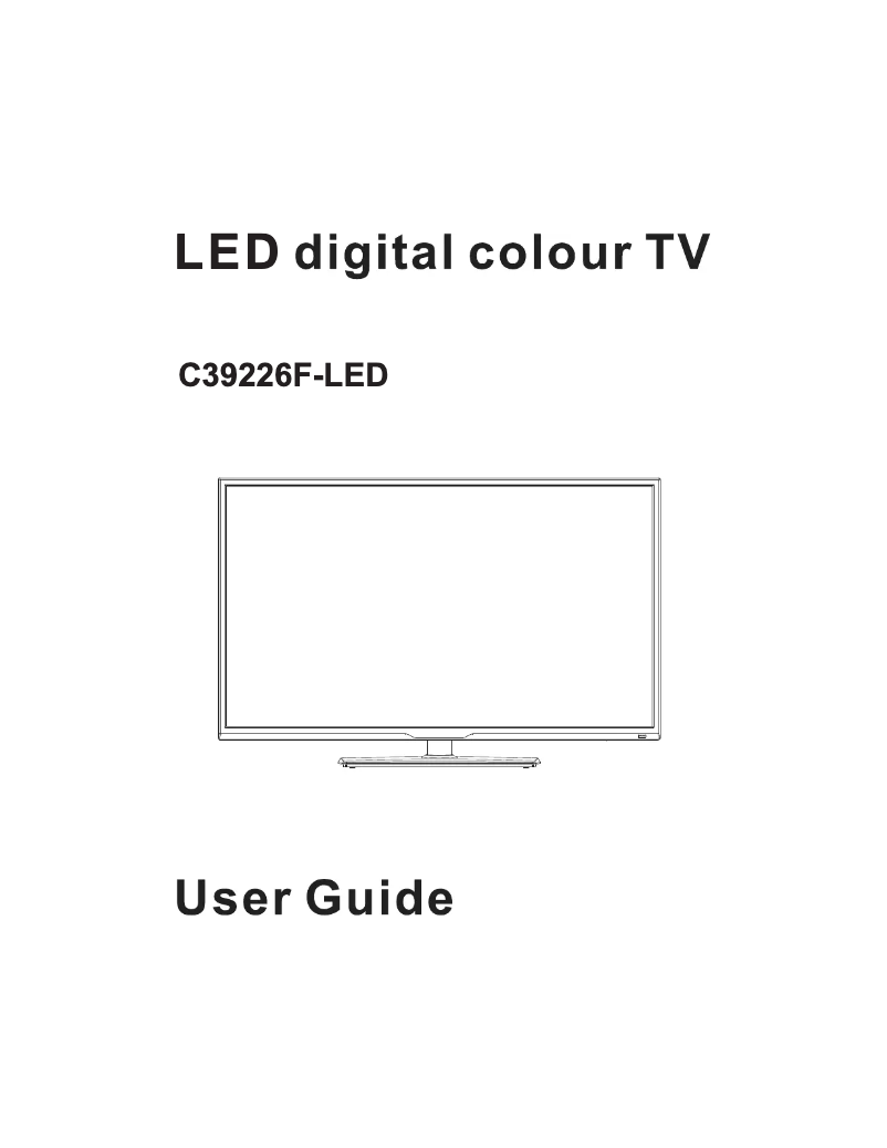 Page 1 de la notice Manuel utilisateur Cello C39226F