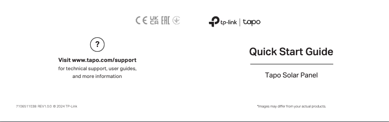 Page n°1 - Manuel utilisateur TP-Link Tapo A201