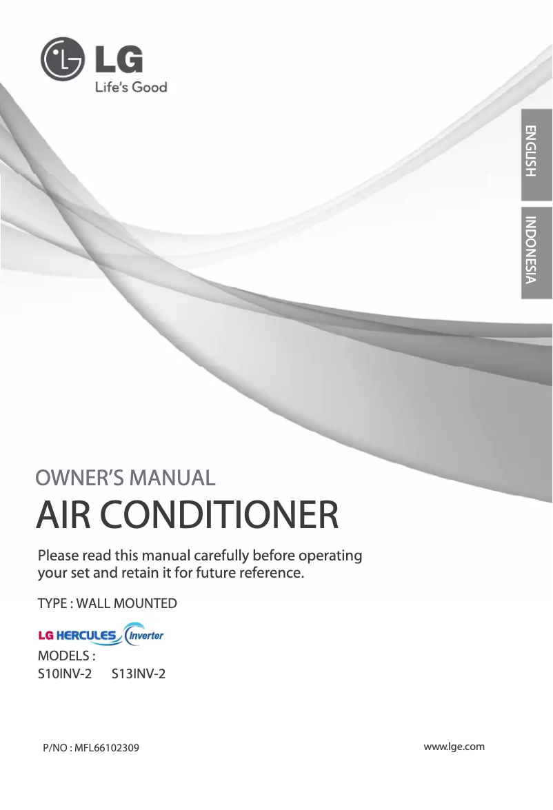 Página 1 del manual Manual de usuario LG SN10INV-2