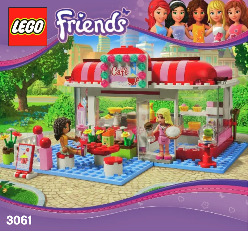 Page n°1 - Manuel utilisateur Lego Friends 3061