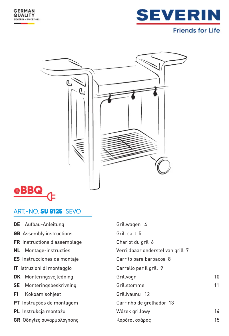 Image de la première page du manuel de l'appareil SU 8125