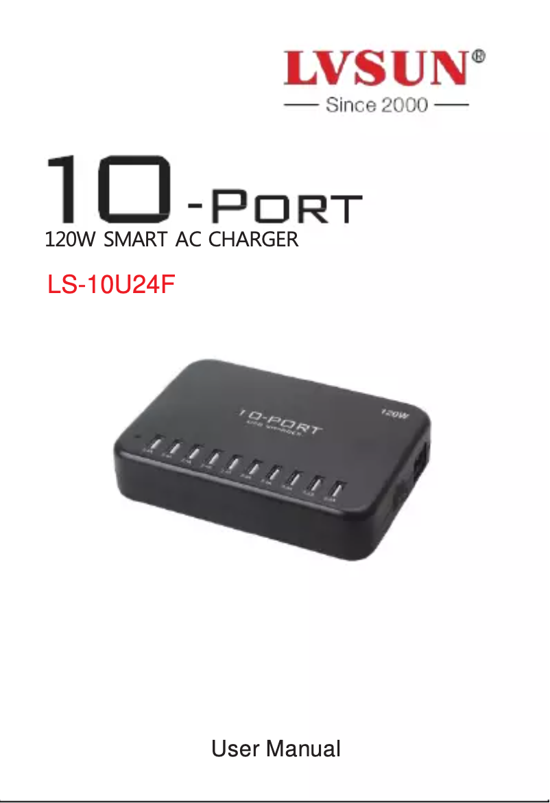 Page 1 de la notice Manuel utilisateur LVSUN LS-10U24F-AE