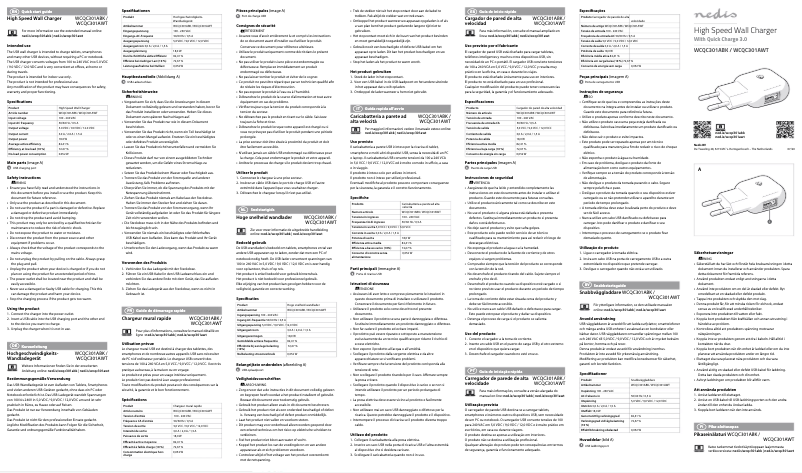 Page 1 of the manual User Manual Nedis WCQC301ABK