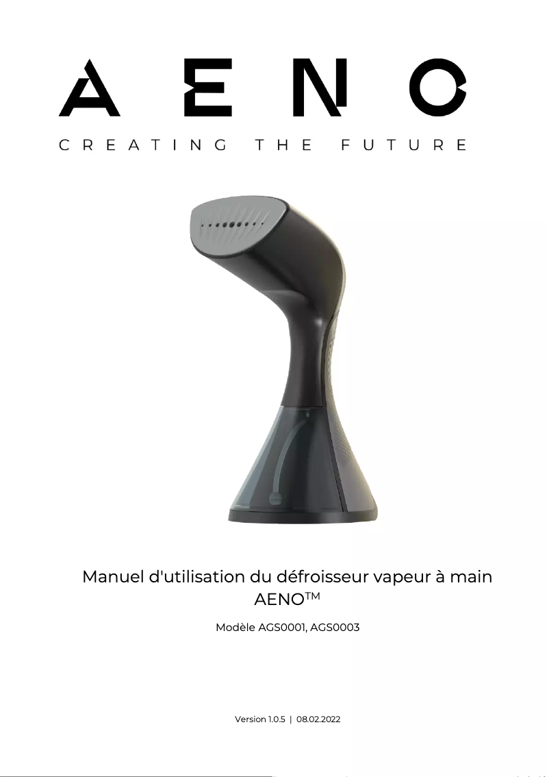 Page 1 de la notice Manuel utilisateur AENO GS1