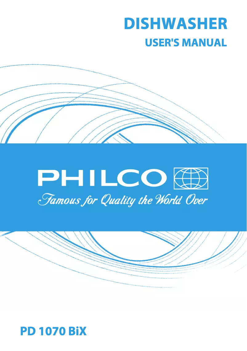 Page 1 de la notice Manuel utilisateur Philco PD 1070 BIX