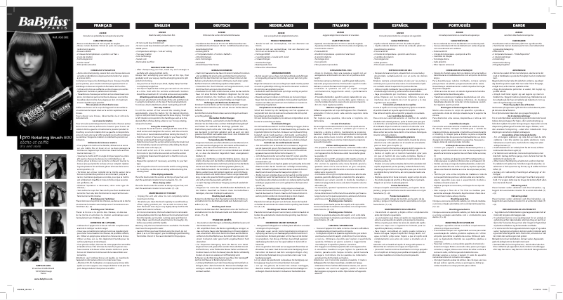 Image de la première page du manuel de l'appareil iPro 800