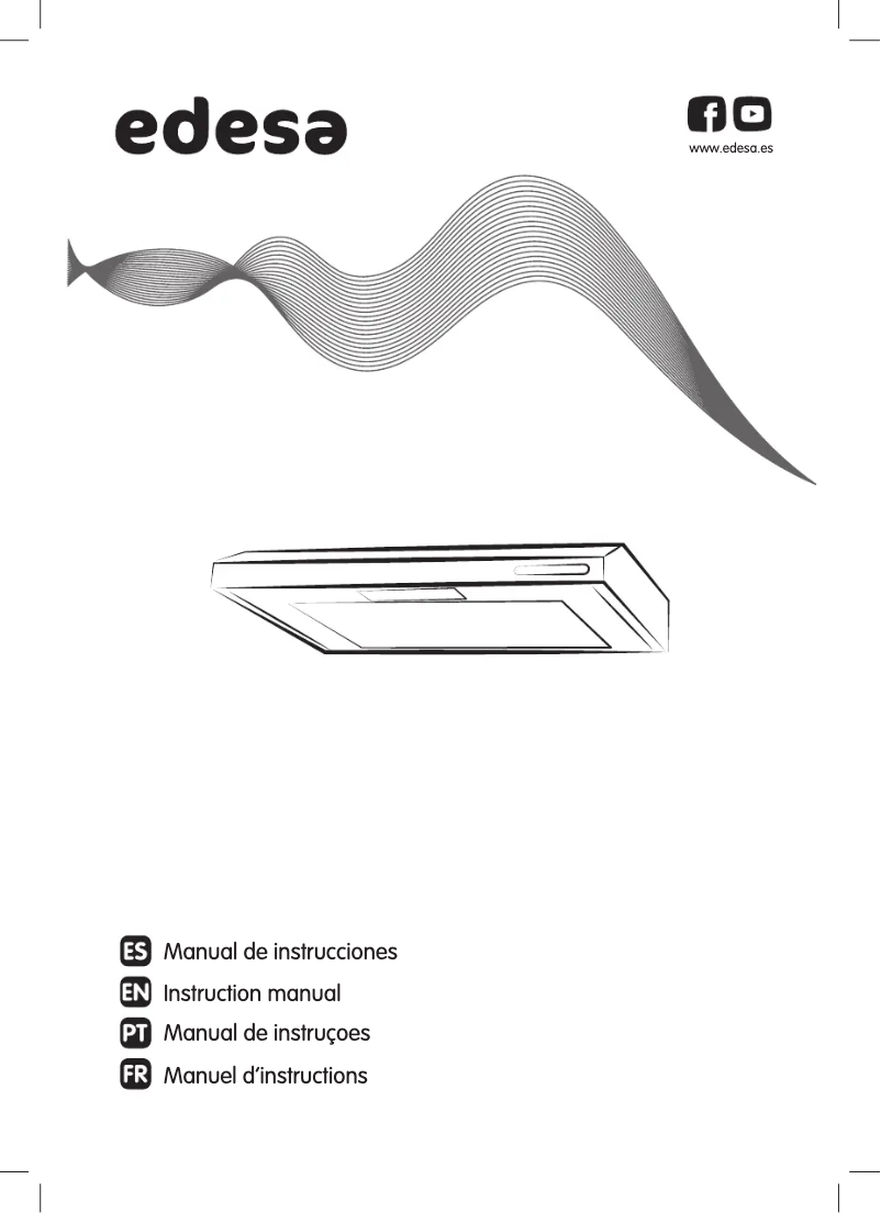 Page 1 de la notice Manuel utilisateur Edesa ECS-61110 WH