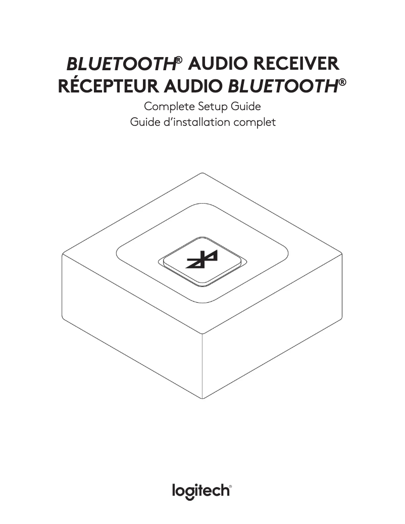 Page 1 de la notice Manuel utilisateur Logitech Bluetooth Audio Receiver