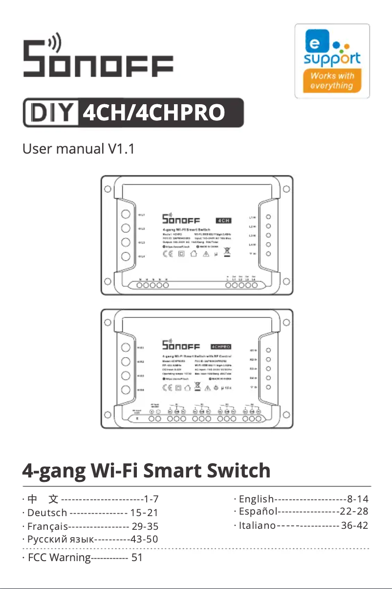 Image de la première page du manuel de l'appareil 4CHR3
