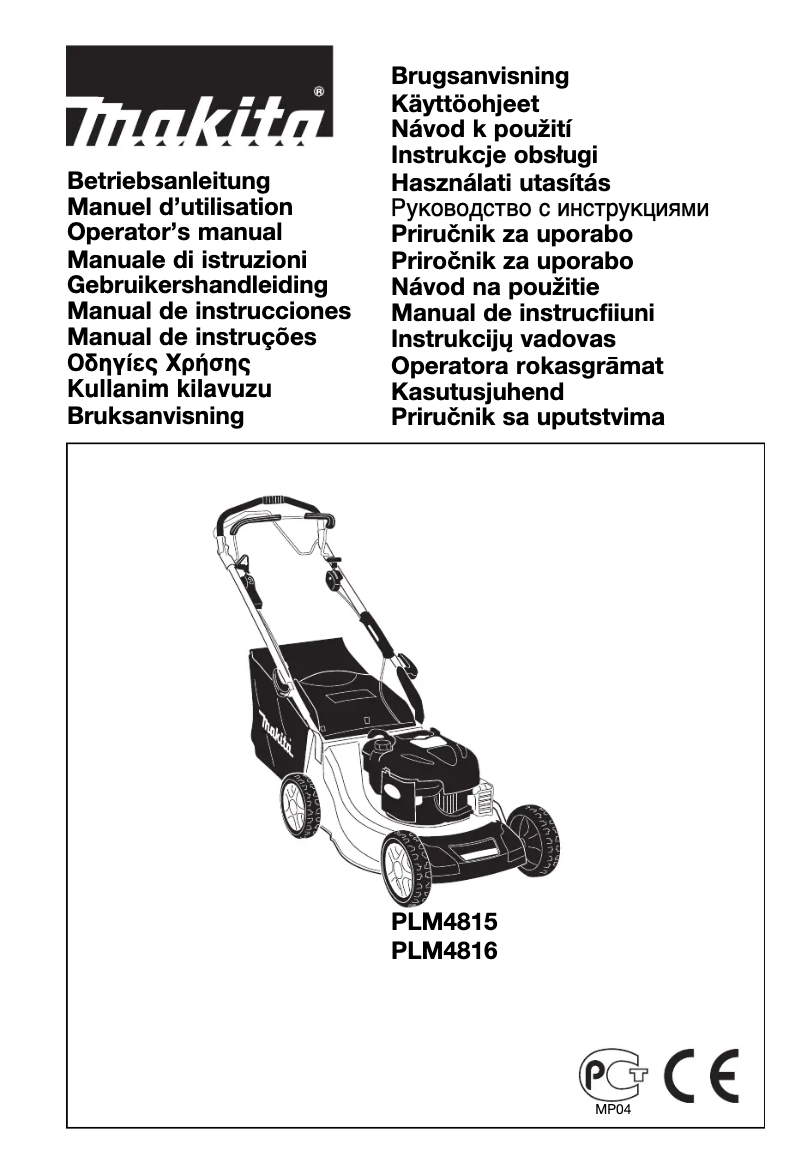 Page 1 de la notice Mode d'emploi Makita PLM4815