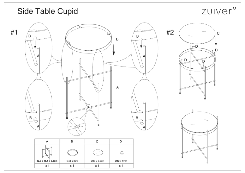 Page n°1 - Manuel utilisateur Zuiver Cupid