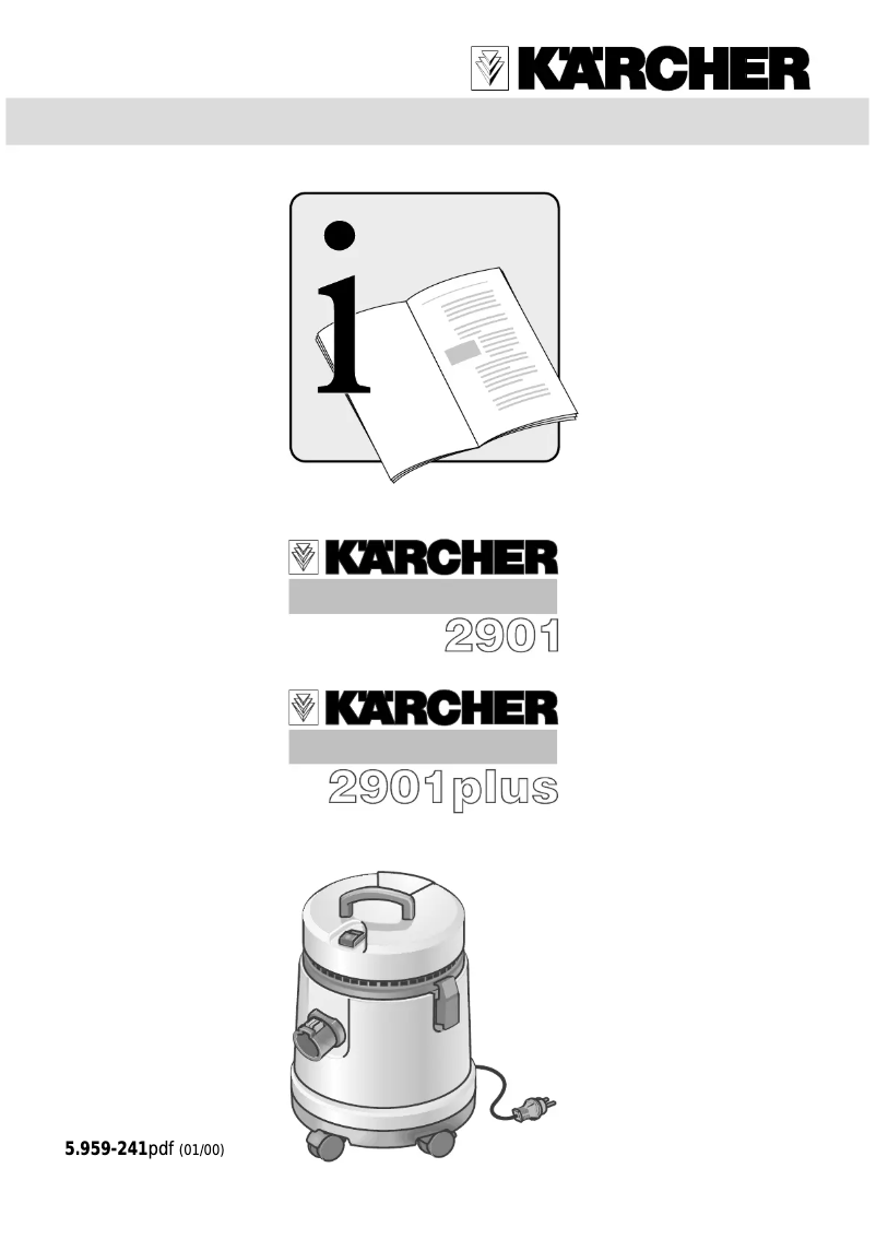 Page 1 de la notice Manuel utilisateur Kärcher k 2901