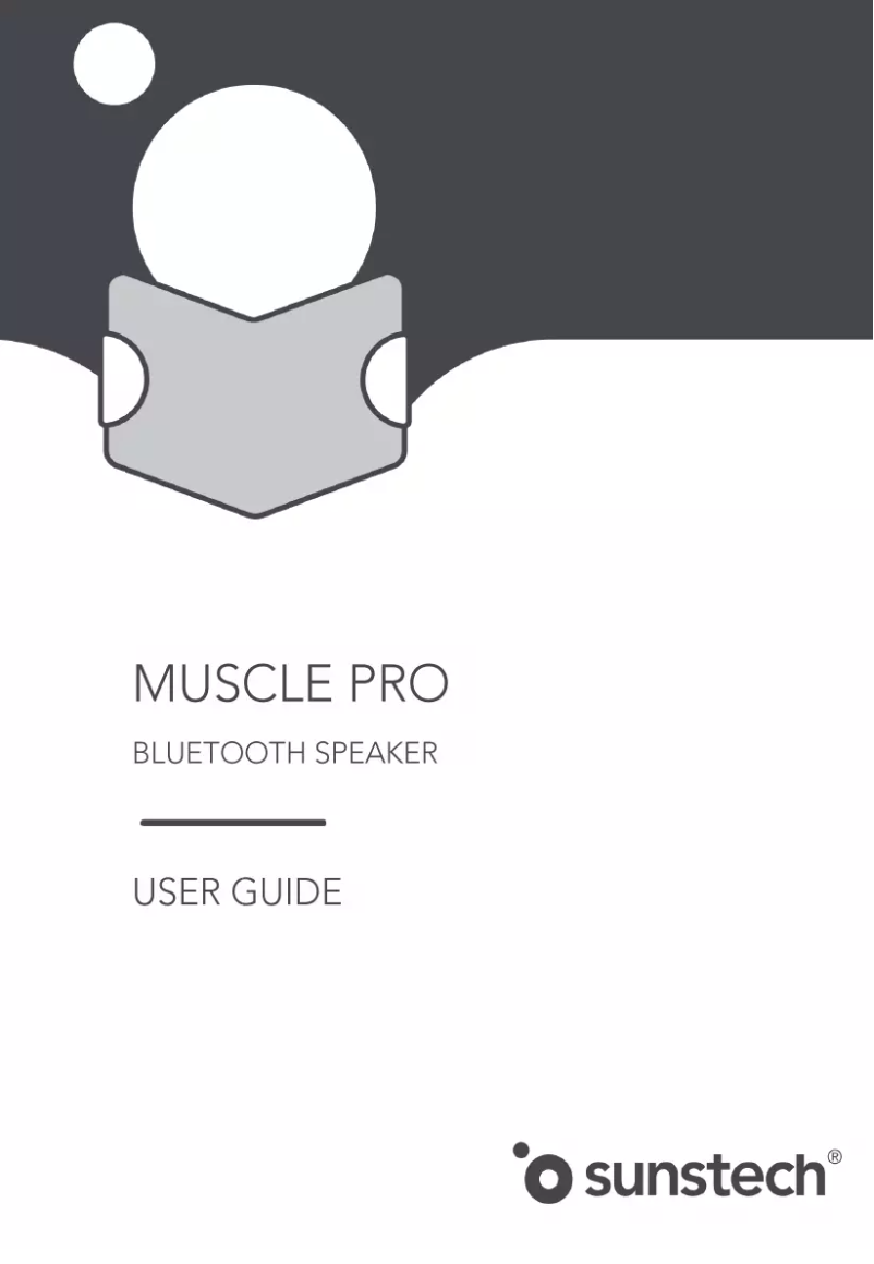 Page n°1 - Manuel utilisateur Sunstech MUSCLE PRO