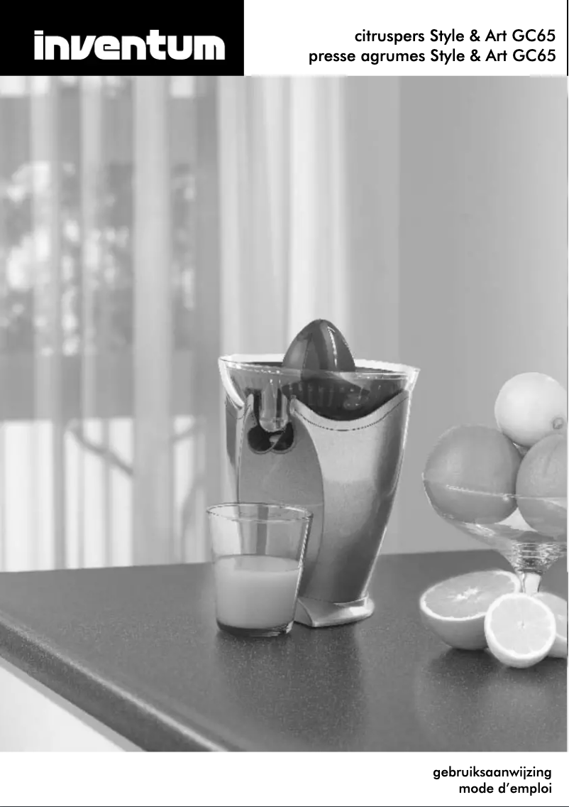 Page n°1 - Manuel utilisateur Inventum GC65