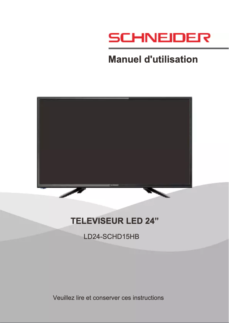 Page n°1 - Manuel utilisateur Schneider LD24-SCHD15HB