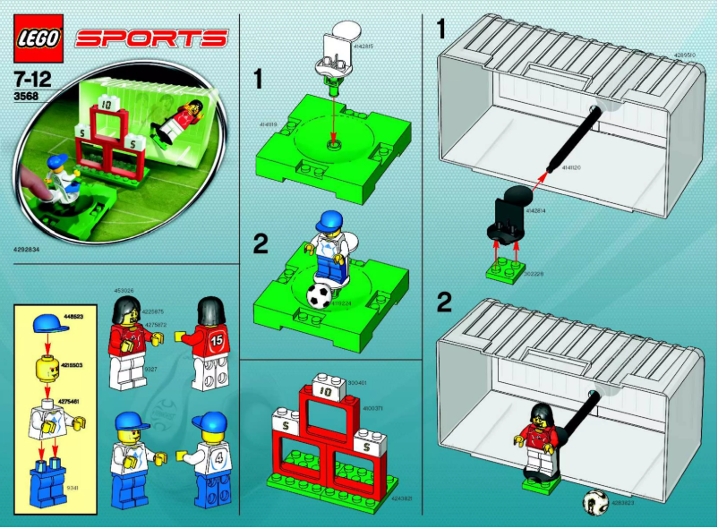 Page n°1 - Manuel utilisateur Lego Sports 3568
