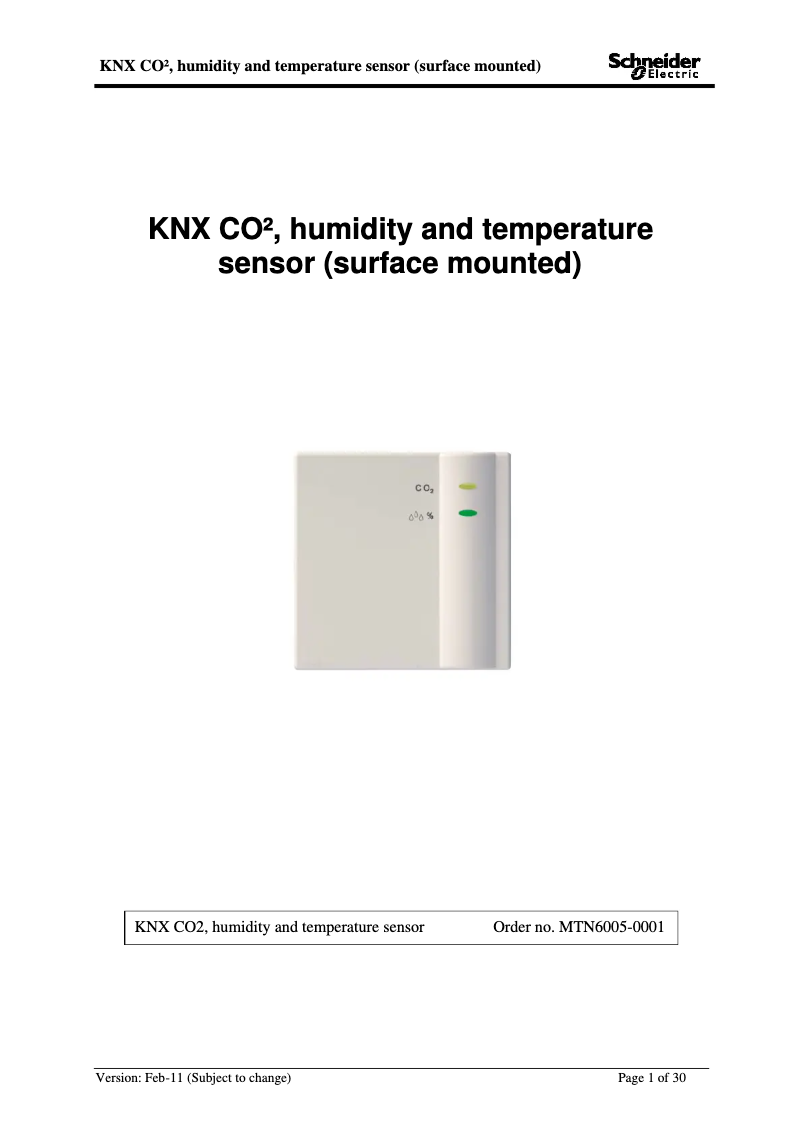 Image de la première page du manuel de l'appareil MTN6005-0001