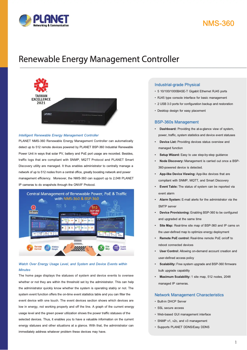 Image de la première page du manuel de l'appareil NMS-360