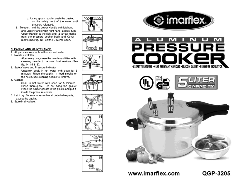 Image de la première page du manuel de l'appareil QGP-3205