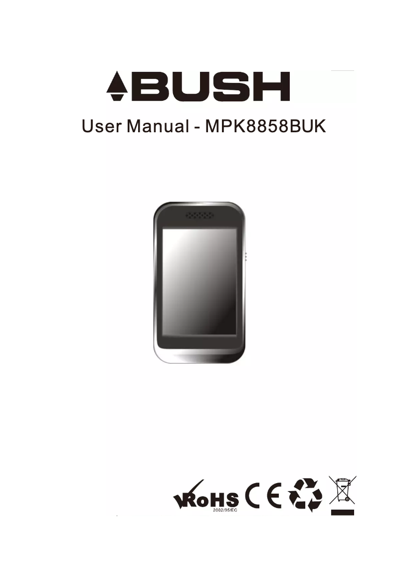 Page 1 de la notice Manuel utilisateur Curtis MPK8858BUK