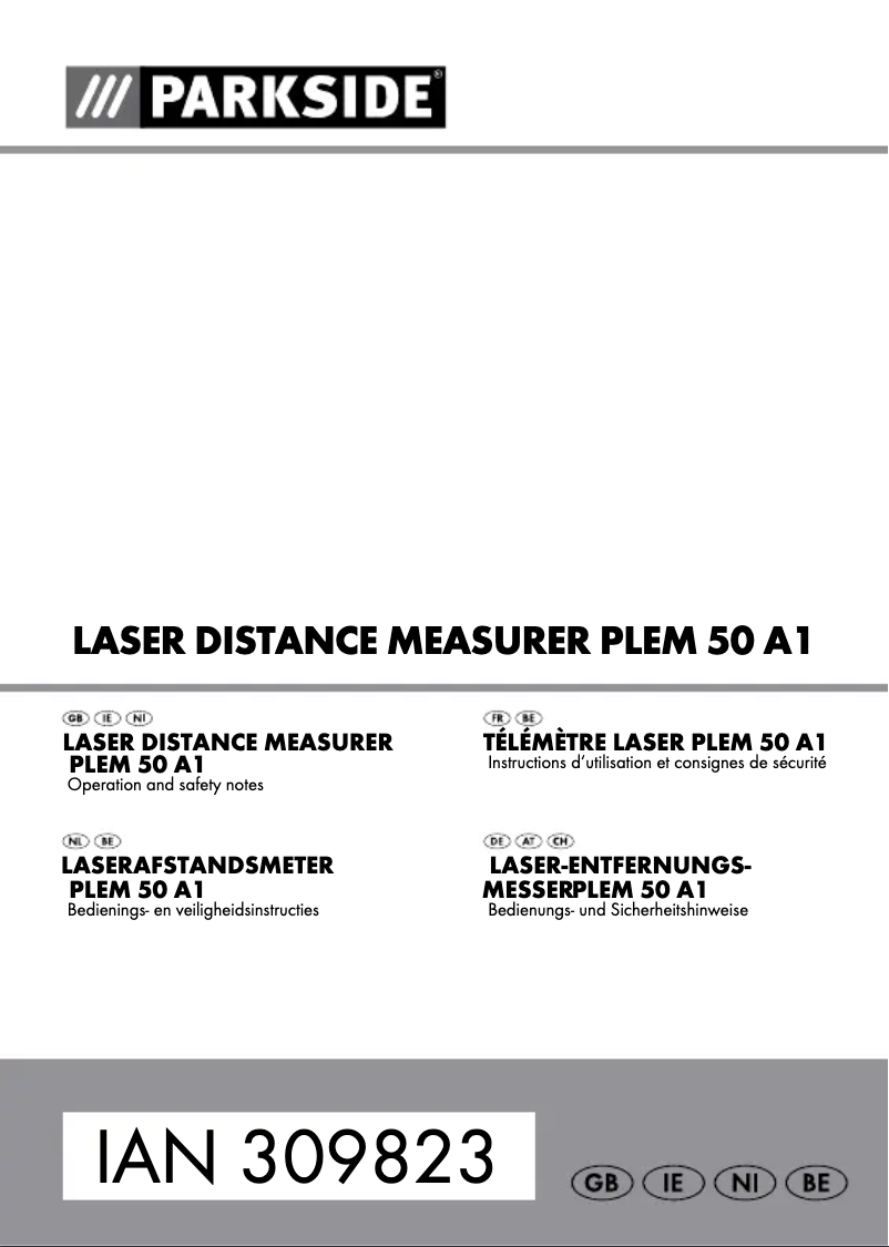 Image de la première page du manuel de l'appareil PLEM 50 A1