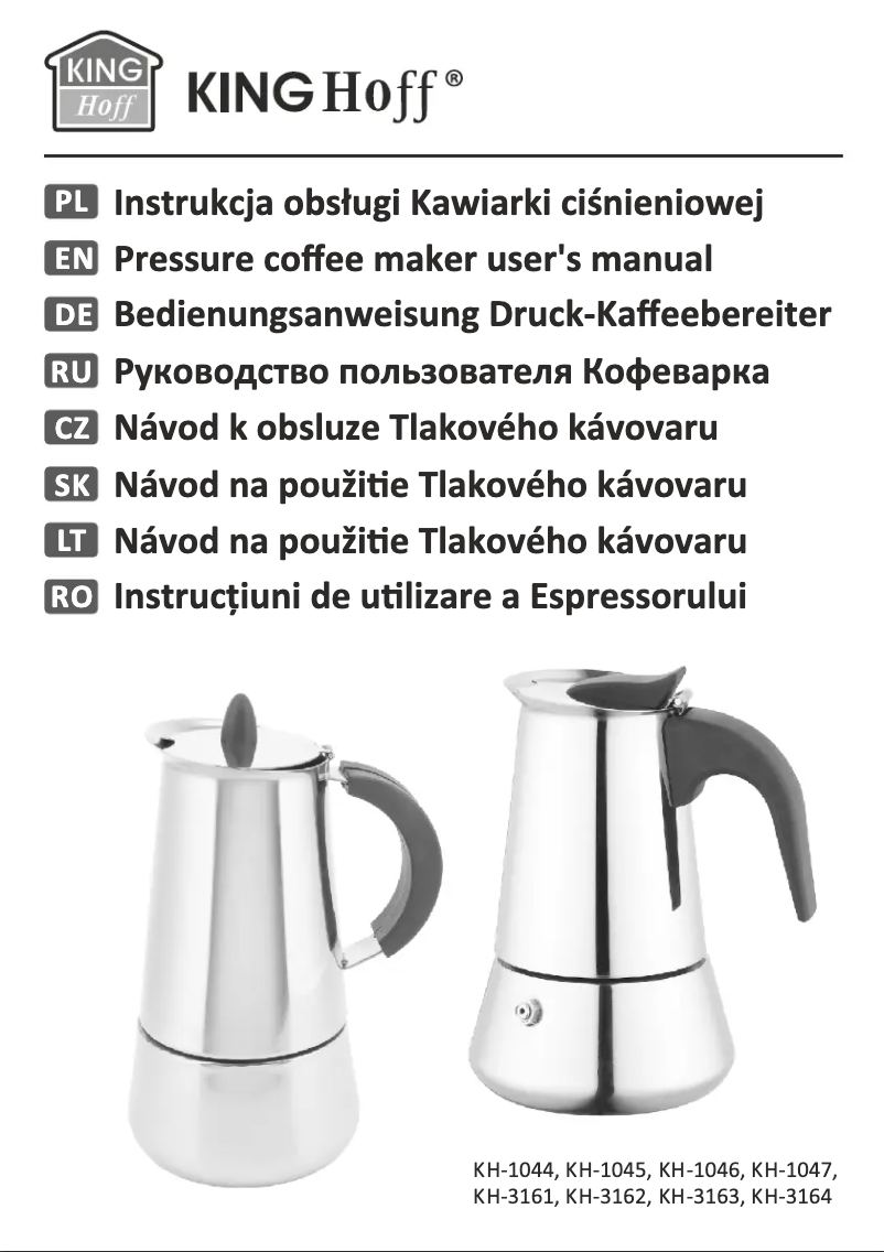 Page 1 de la notice Manuel utilisateur KING Hoff KH-1045