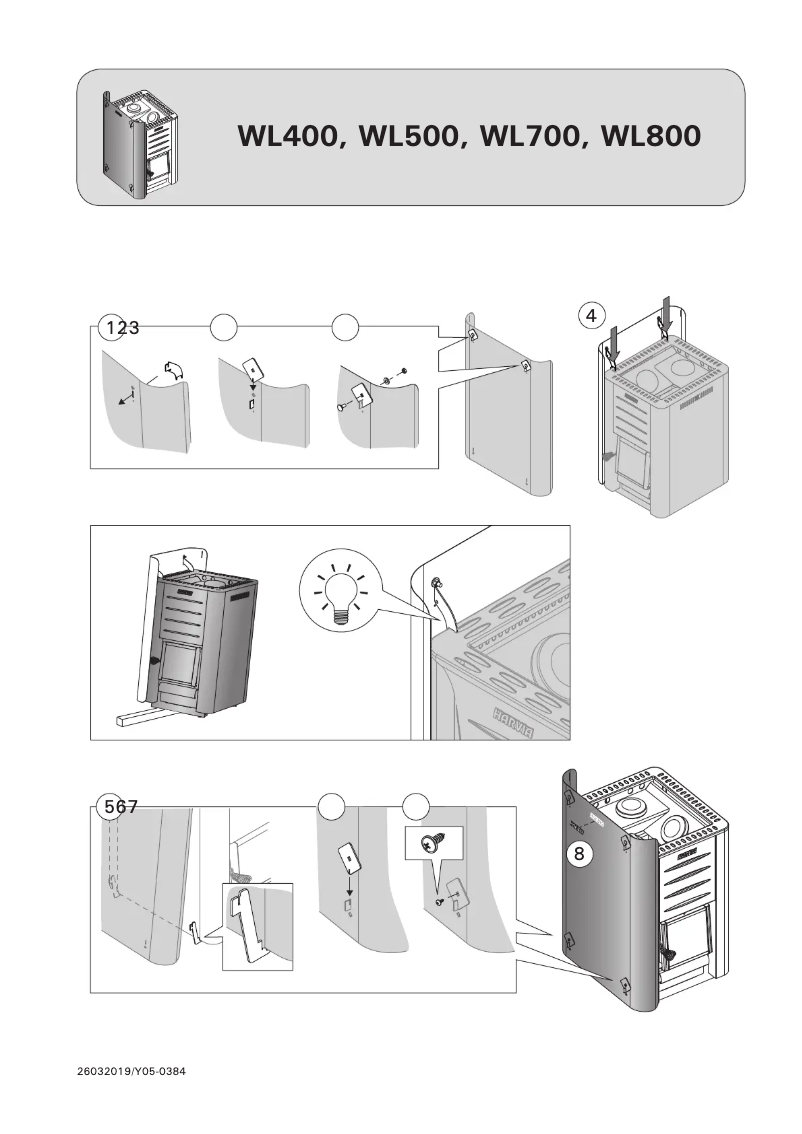 Page n°1 - Manuel utilisateur Harvia PRO WL850