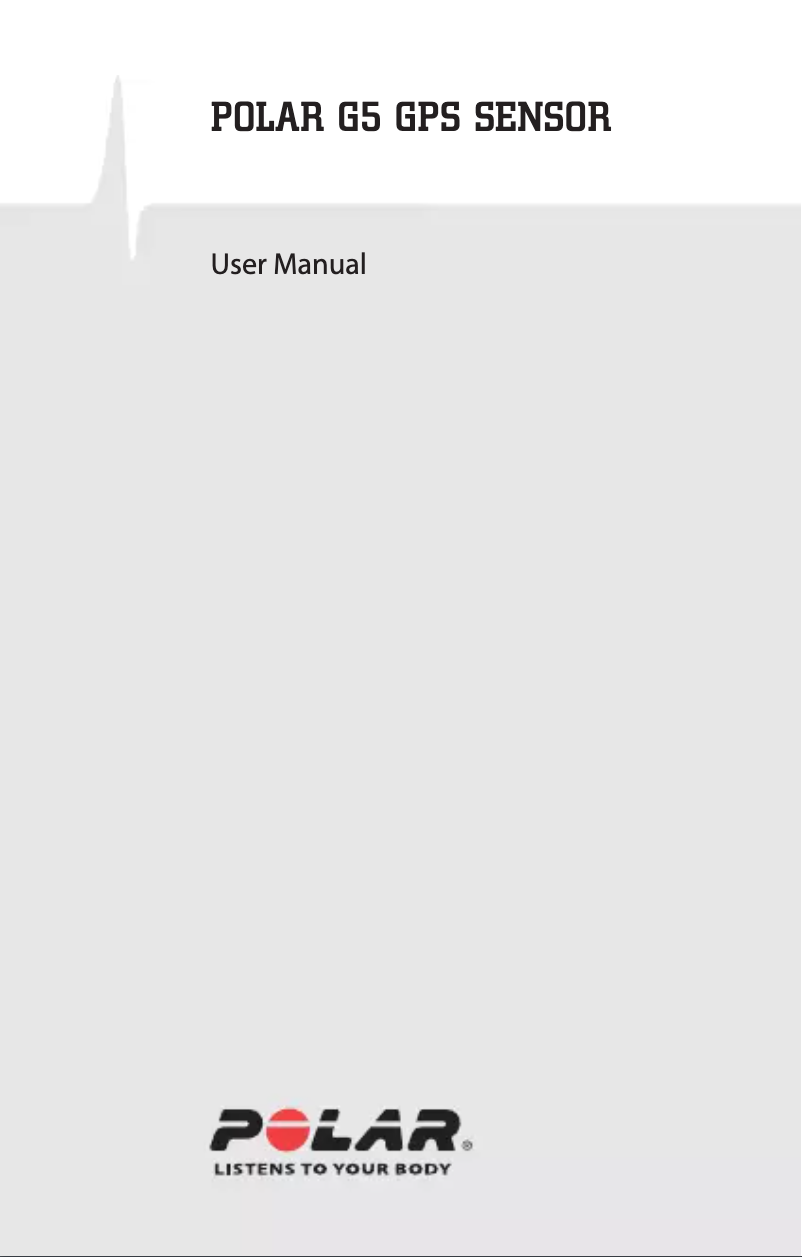 Image de la première page du manuel de l'appareil G5