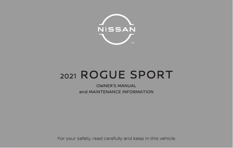 Image de la première page du manuel de l'appareil Rogue Sport (2021)