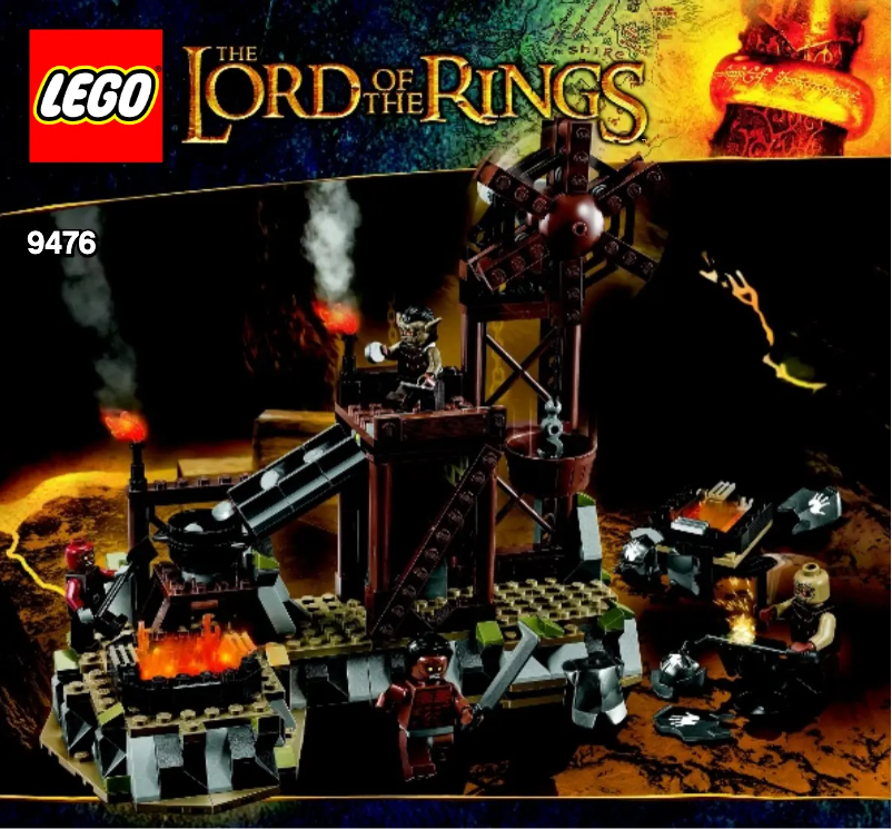 Page 1 de la notice Manuel utilisateur Lego Lord Of The Rings 9476