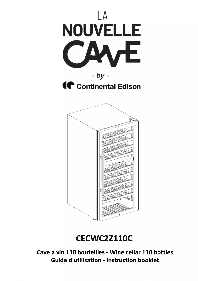 Page 1 de la notice Manuel utilisateur Continental Edison CECWC2Z110C