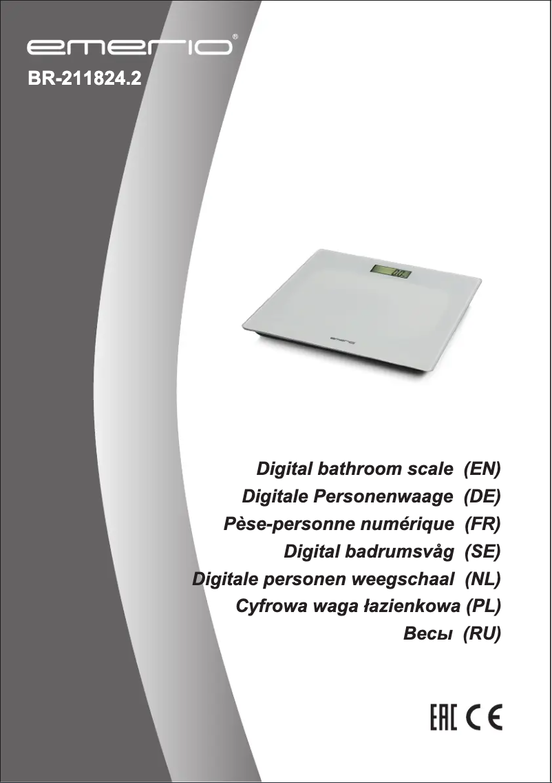 Image de la première page du manuel de l'appareil BR-211824