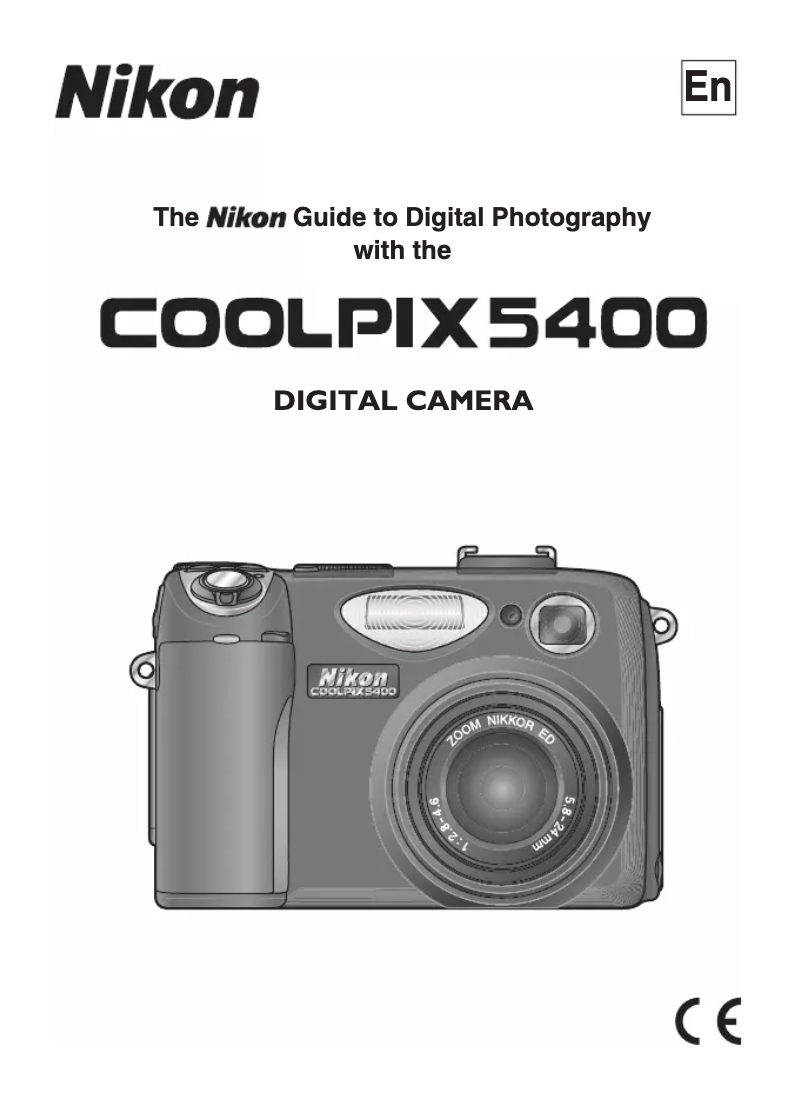 Page 1 de la notice Manuel utilisateur Nikon Coolpix 5400