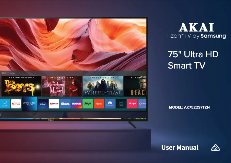 Image de la première page du manuel de l'appareil AK7522S7TZN