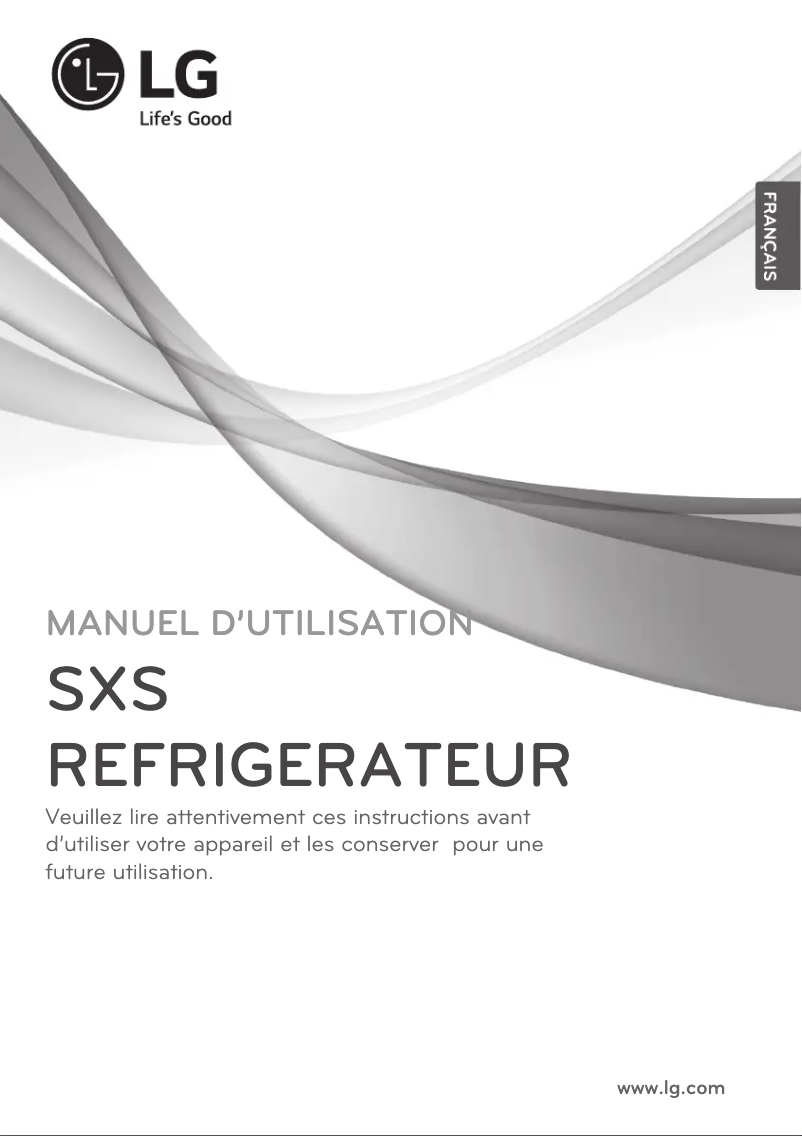 Page 1 de la notice Manuel utilisateur LG GWL2710PS