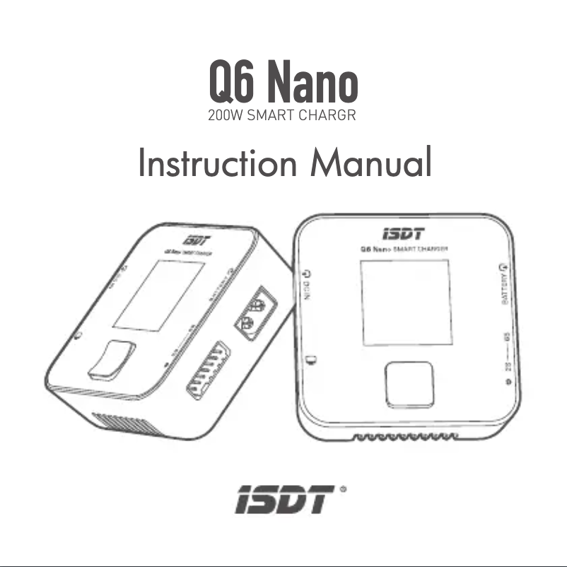 Page 1 de la notice Manuel utilisateur ISDT Q6 Nano