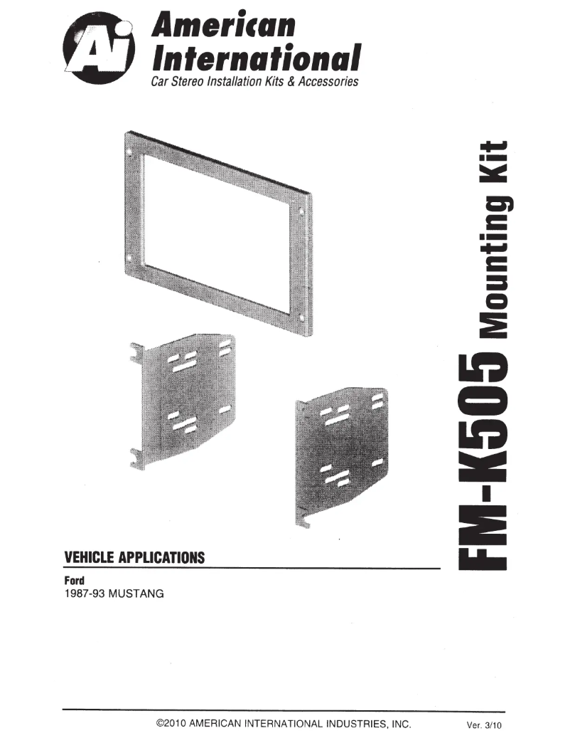 Page 1 de la notice Manuel utilisateur American International FMK505