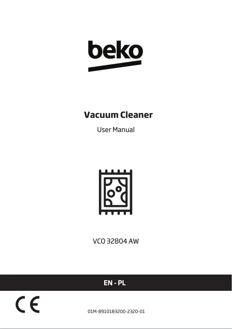 Page 1 de la notice Manuel utilisateur Beko VCO 32804 AW