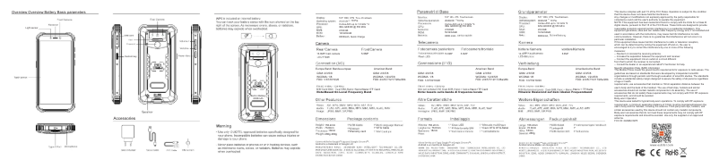 Image de la première page du manuel de l'appareil WP5