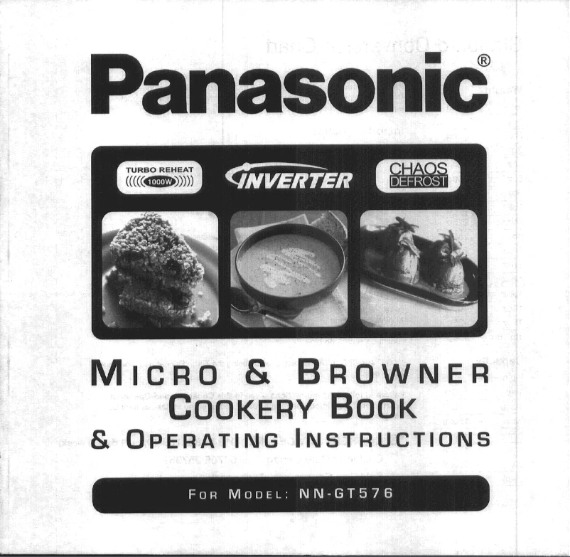 Page 1 de la notice Manuel utilisateur Panasonic NN-GT576