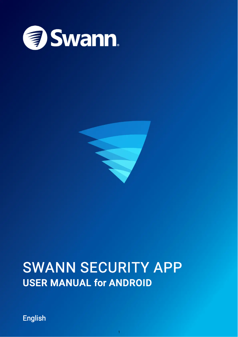 Image de la première page du manuel de l'appareil SWPRO-1080DER-EU