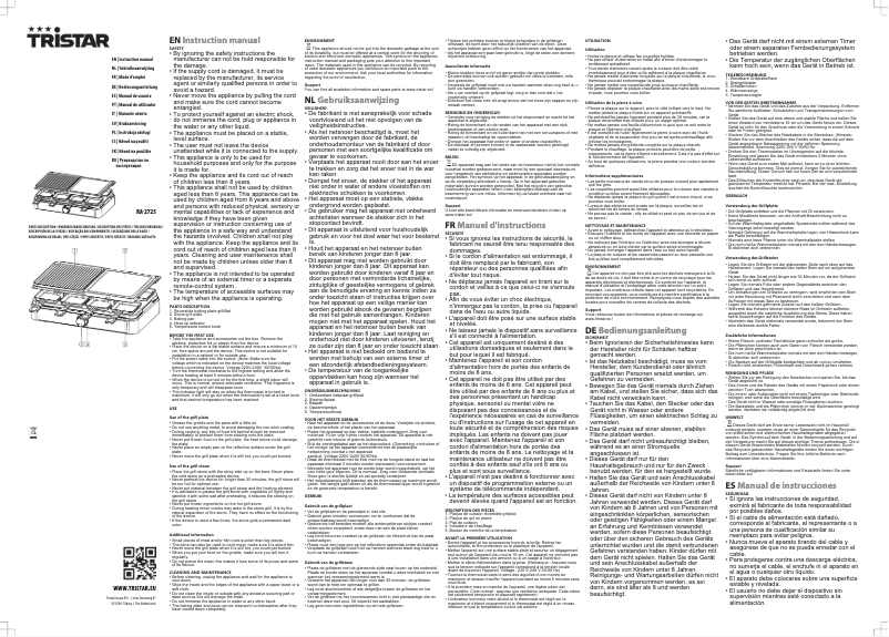 Image de la première page du manuel de l'appareil RA-2725