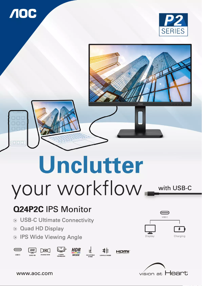 Image de la première page du manuel de l'appareil Q24P2C