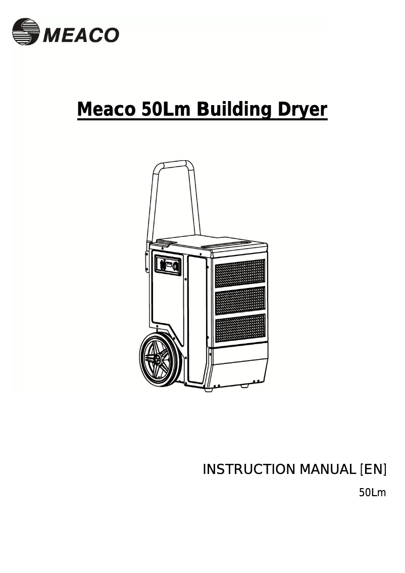 Image de la première page du manuel de l'appareil 50Lm