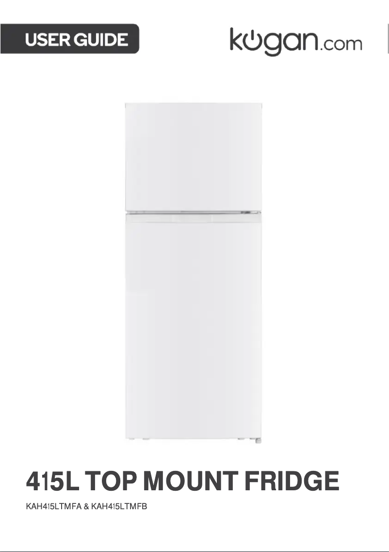 Image de la première page du manuel de l'appareil KAH415LTMFB