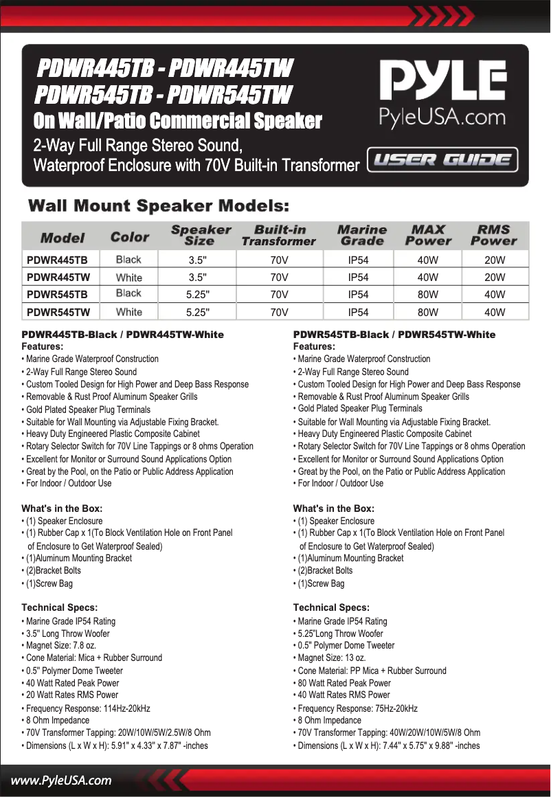 Image de la première page du manuel de l'appareil PDWR545TB