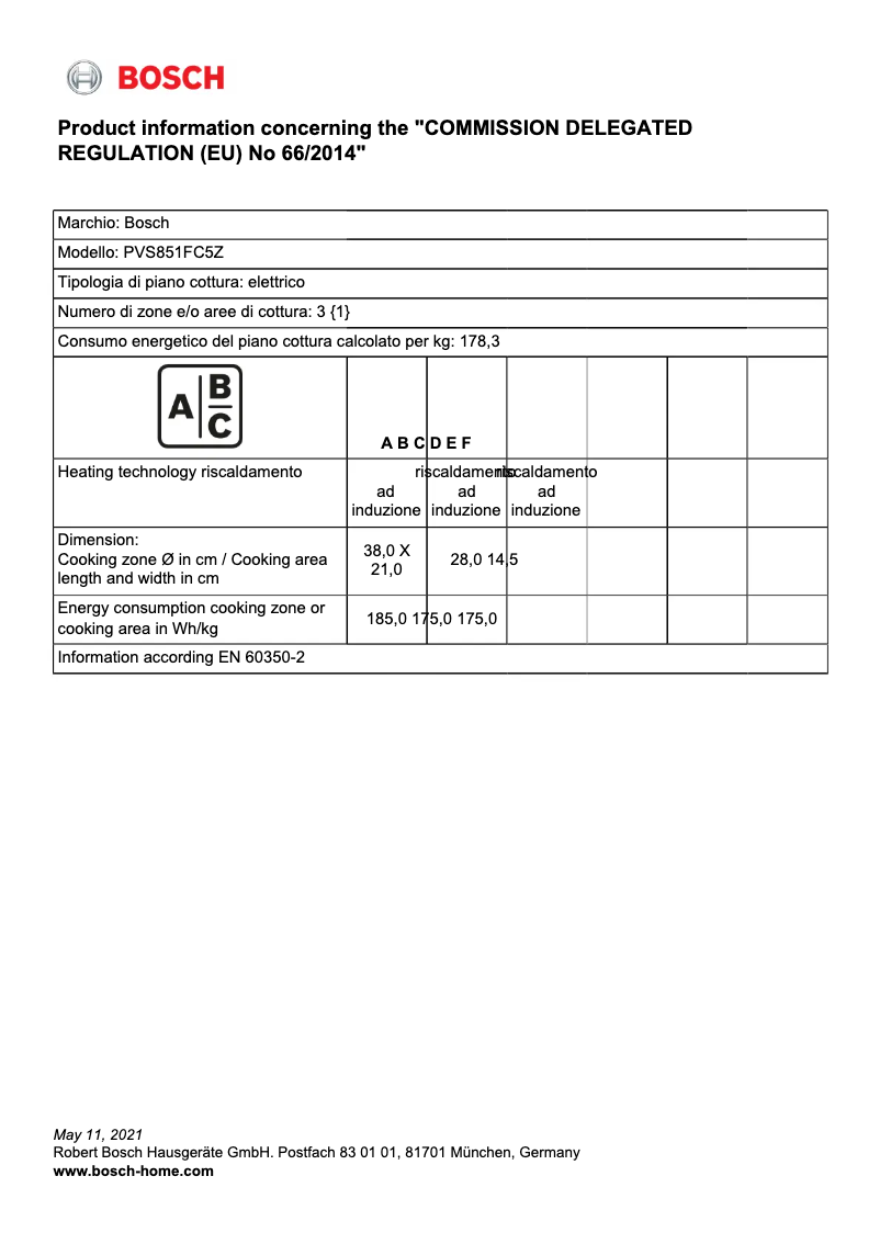 Imagen de la primera página del manual del dispositivo PVS851FC5Z