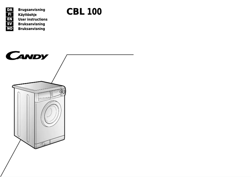 Image de la première page du manuel de l'appareil CBL 100