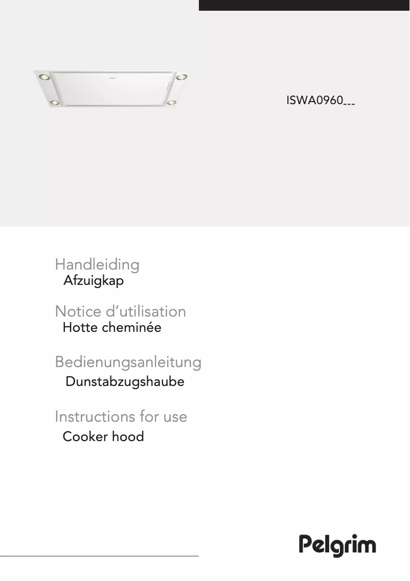 Image de la première page du manuel de l'appareil ISWA0960WIT